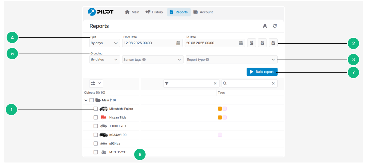 How to generate a report