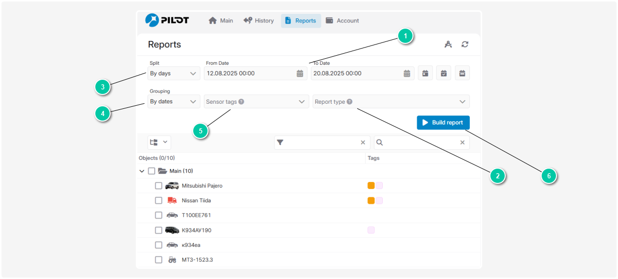 How to generate a report