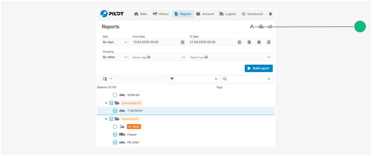 How to use the Report builder