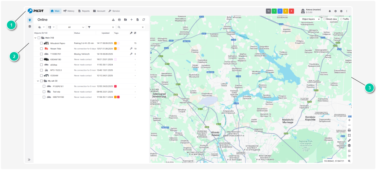 Interface оverview