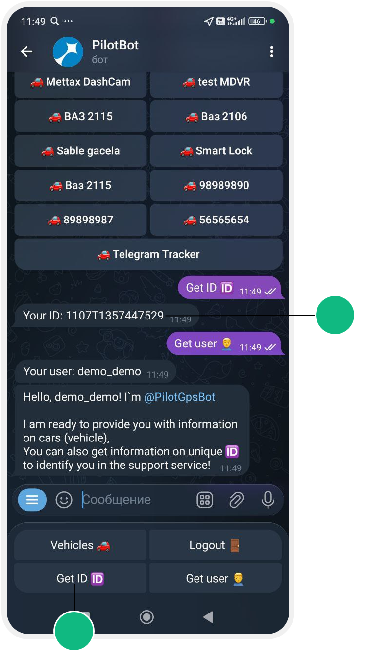 Using Telegram as a GPS tracker